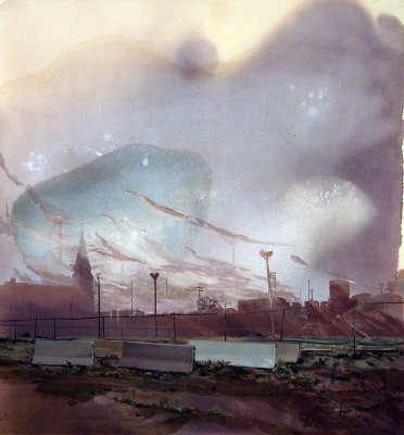 Angelina Gualdoni, Clearance, Oil and Acrylic on Canvas, 30" x 33", 2004