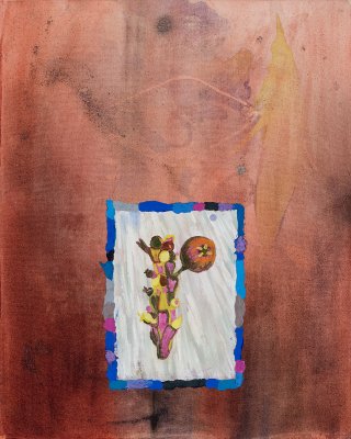 Angelina Gualdoni, Confections: Cubebs, Oil and Acrylic on Canvas, 20" x 16", 2020