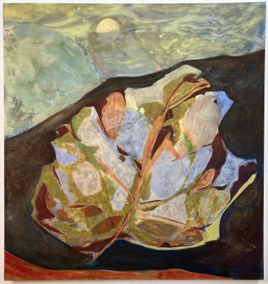 Angelina Gualdoni, Cordata, Acrylic and Oil on Canvas, 50" x 47", 2025