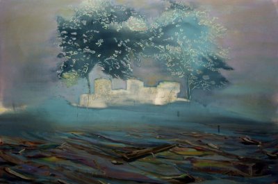 Angelina Gualdoni, Gateway, Oil on Canvas, 48" x 72", 2004