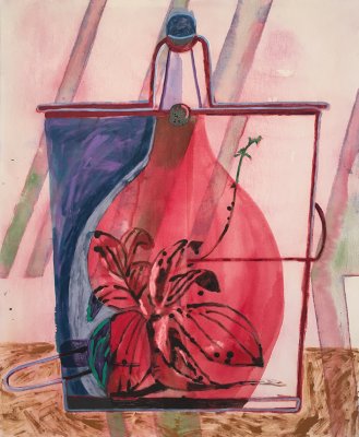 Angelina Gualdoni, Moxie, Bitter and Tonic, Oil, Acrylic and Earth on Canvas, 34" x 28", 2019
